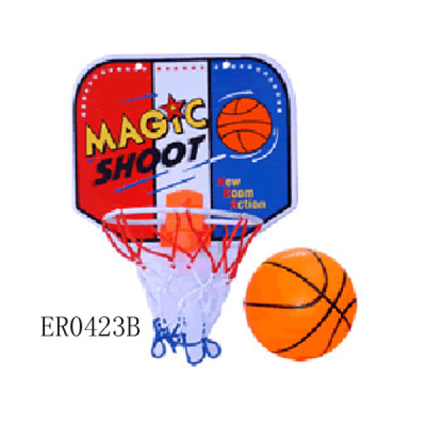 白色篮球板+篮球 塑料