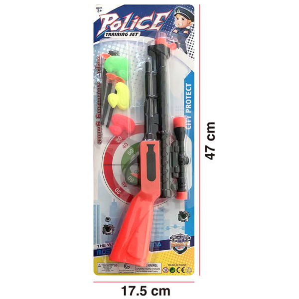 枪带3pcs鸭子 软弹 冲锋枪 实色 塑料