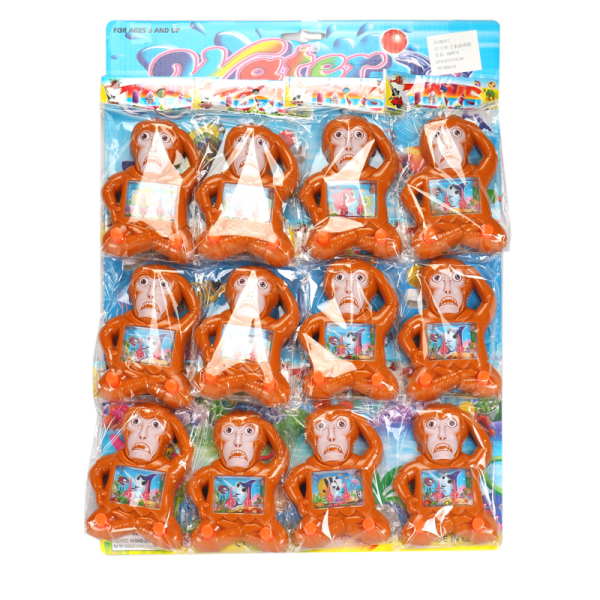 12PCS 猴子游戏水机 塑料