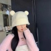 毛绒熊猫帽 女人 56-60CM 冬帽 100%聚酯纤维