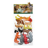 12pcs野生动物套装  塑料