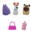 Many kinds of eggs loaded pet with handbags, bottles