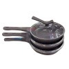 汤锅铝锅不粘锅1pcs  可用明火和电磁炉 带盖子 咖啡色 26CM 金属
