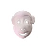 20.5*22.5cm涂色DIY纸浆猴子带松紧带面具 单品 单色清装 纸质