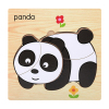 熊猫木制拼图 木质
