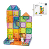 61pcs彩窗磁力片城堡积木 磁性 塑料
