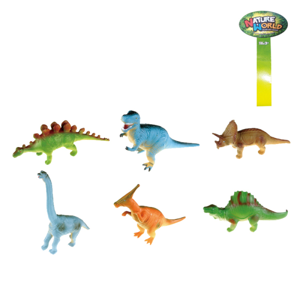 6款12寸恐龙 塑料