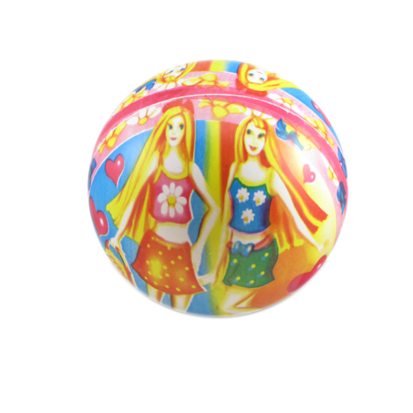 6寸美少女全彩印充气球 塑料