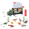 滑行三角龙货柜收纳车载恐龙 塑料