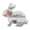 12pcs儿童DIY手工字母串珠-兔子 塑料