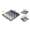 折叠磁性国际象棋/国际跳棋/双陆棋 国际象棋 三合一 塑料