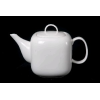 955ml鼓边圆角咖啡茶壶 单色清装 瓷器