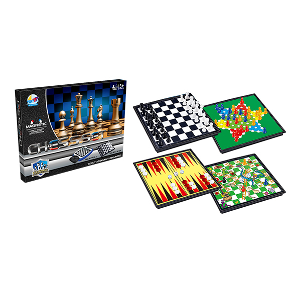 磁性国际象棋 国际象棋 四合一 塑料