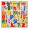 5款式木制立体字母数字形状认知板 木质