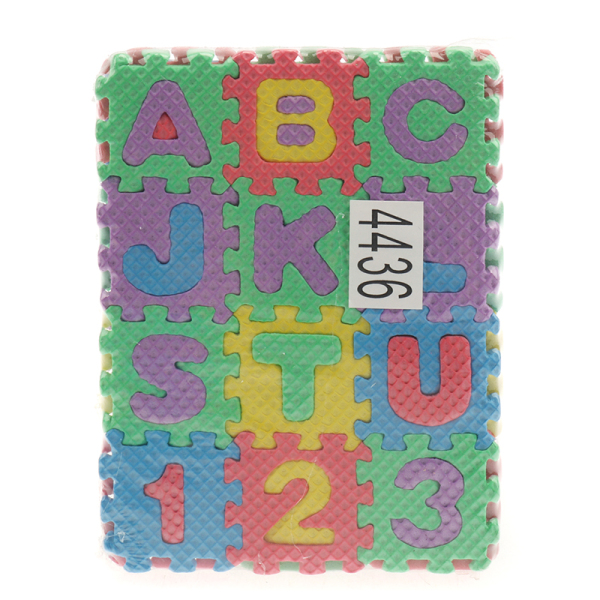 36片EVA数字字母智力拼图 塑料