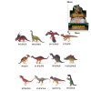 24PCS 12款式实心恐龙动物 塑料