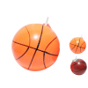22cm充气篮球2色 塑料
