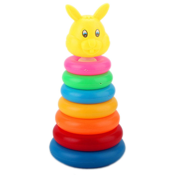 兔子彩虹圈 圆形 塑料