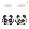 2款熊猫台灯带USB线 塑料