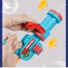 夏季新品户外运动亲子互动沙滩戏水对战益智玩具恒川启萌加特林海豚背包水枪  实色 塑料