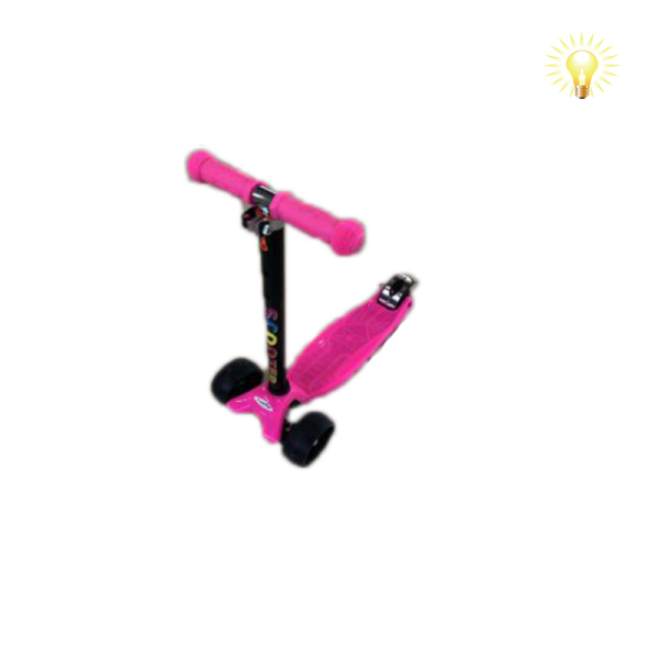 滑板车（悍马轮） 滑板车 三轮 灯光 金属