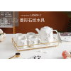 陶瓷下午茶茶具套装5PCS 单色清装 陶瓷