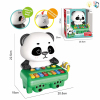 卡通熊猫电子琴 卡通 灯光 音乐 不分语种IC 塑料