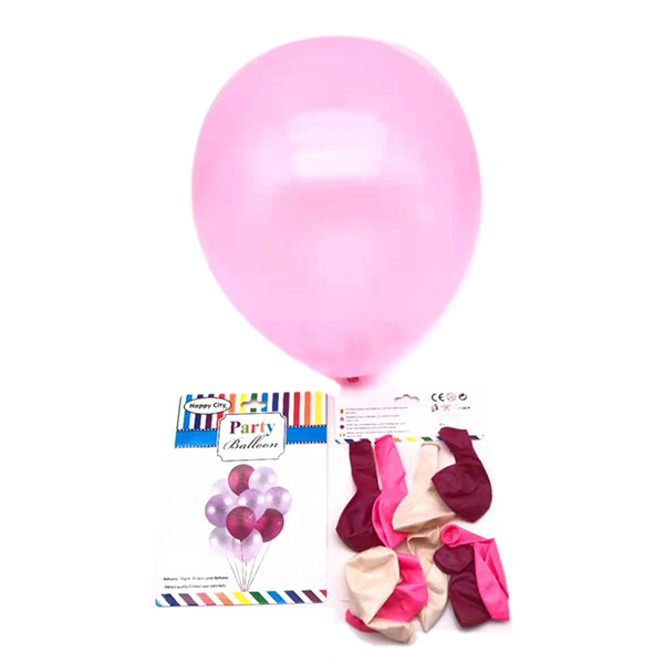 10只装实色气球 塑料