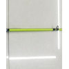 插接杆荧光绿+扣+打花1.8米 塑料