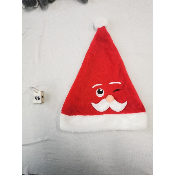 12pcs圣诞帽 单色清装 涤纶