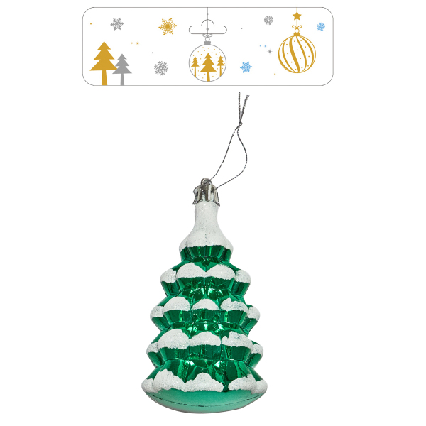 10.5*5.5cm 圣诞树挂件 套装 单色清装 塑料