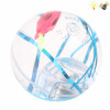 12PCS 5.5cm闪光彩带水晶球 灯光 包电 塑料