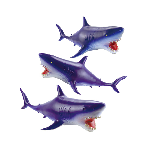 26寸充气鲨鱼 搪胶