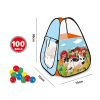 儿童帐篷带100粒海洋球 布绒