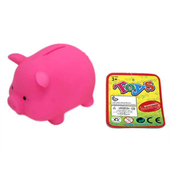 搪塑储钱罐猪 塑料