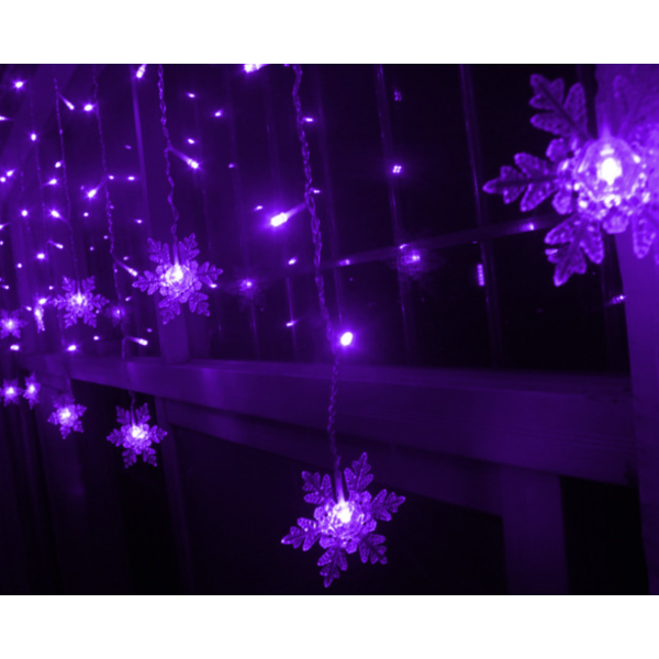56灯 冰条灯 套雪花 紫色 其它