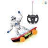 机器人特技滑板车2色 灯光 音乐 不分语种IC 塑料
