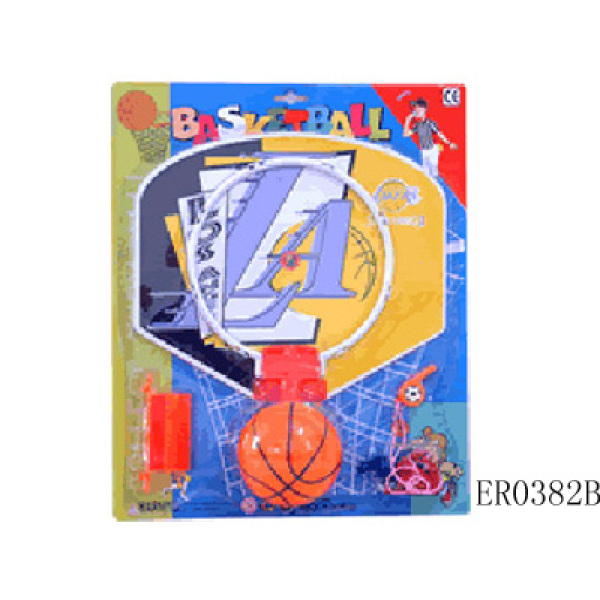 4.5寸篮球+篮球板 塑料