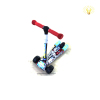 新款喷雾滑板车 （悍马轮 水转印） 滑板车 三轮 灯光 金属