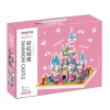 6230pcs建筑系列-粉色城堡积木套 塑料