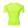 运动跑步透气速干健身T恤 100%聚酯纤维 男人 S-XXXL 短袖