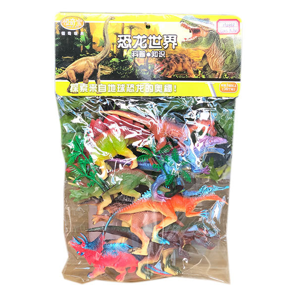 8只恐龙套 塑料