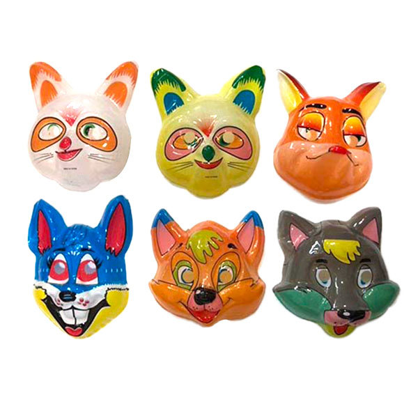 6款狐狸面具 塑料