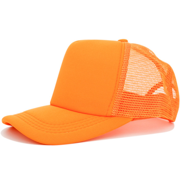 纯色网帽 中性 56-60CM 棒球帽 100%聚酯纤维