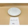 白色瓷器餐盘
【25.5*25.5*3CM】 单色清装 陶瓷