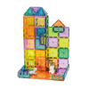 61pcs彩窗磁力片城堡积木 磁性 塑料
