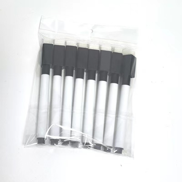 8(pcs)单色袋装带磁白板笔 单色清装 塑料