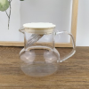 玻璃茶壶带滤网和盖子【1000ml】 单色清装 玻璃