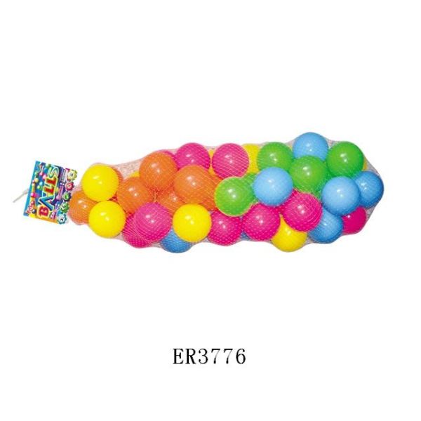 50粒6公分彩色海洋球 塑料