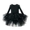 儿童长袖芭蕾舞（90-120CM) 100%聚酯纤维 女童 XS-L 长袖